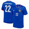 Frankrike T. Hernandez 22 Hjemme EM 2024 - Herre Fotballdrakt